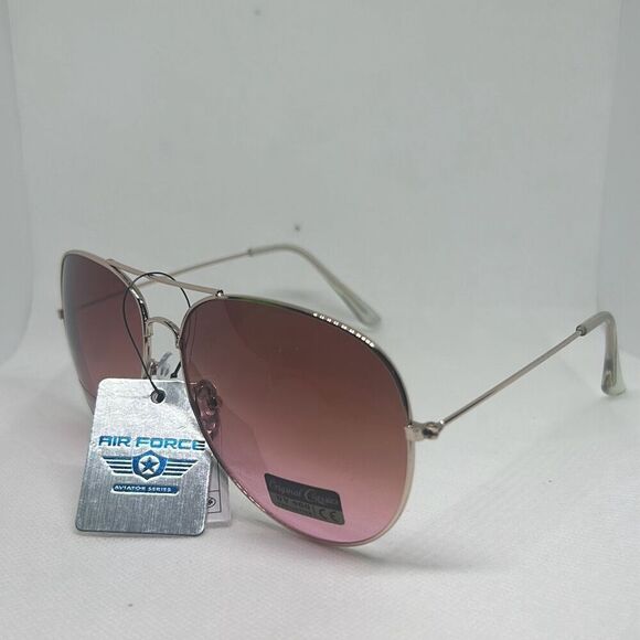 Air Force Unisex Aviator Ocean Lens Sunglasses - Picture 1 of 3